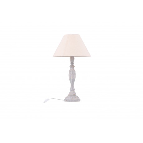 Caen Bordlampe - Beige og Lysegrå