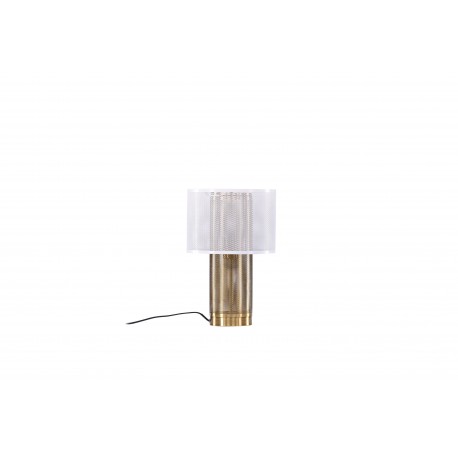 Gap Bordlampe - Messing og Hvid