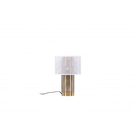 Gap Bordlampe - Messing og Hvid