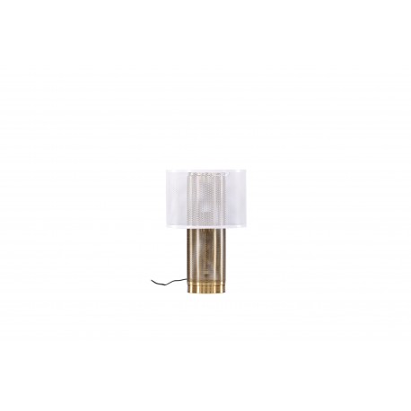 Gap Bordlampe - Messing og Hvid