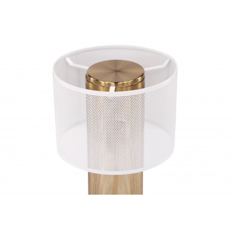 Gap Bordlampe - Messing og Hvid