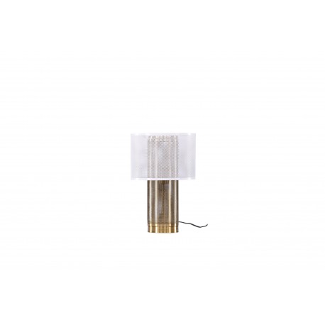 Gap Bordlampe - Messing og Hvid