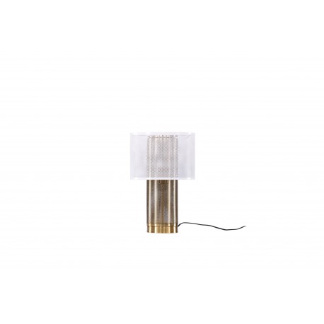 Gap Bordlampe - Messing og Hvid