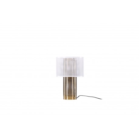 Gap Bordlampe - Messing og Hvid