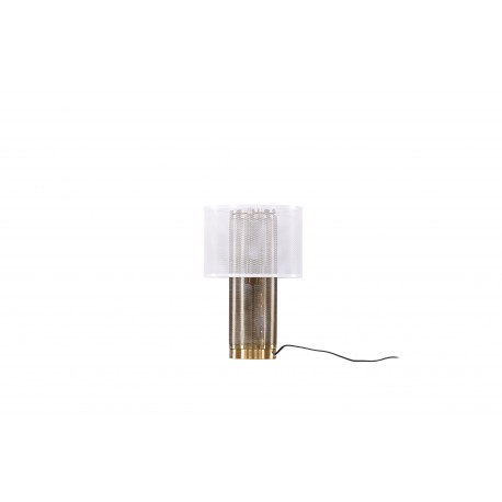 Gap Bordlampe - Messing og Hvid