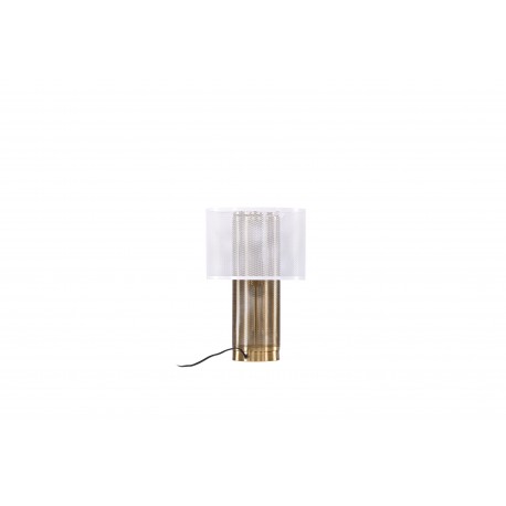 Gap Bordlampe - Messing og Hvid