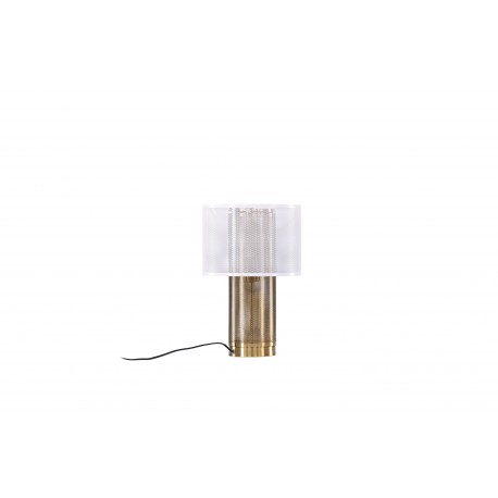 Gap Bordlampe - Messing og Hvid