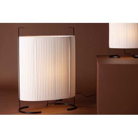 Rennes - Stor Gulvlampe - Beige og Sort