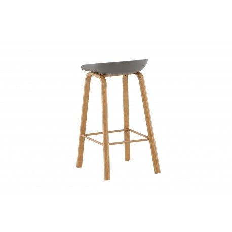 Decatur Stol - Sort og Natur