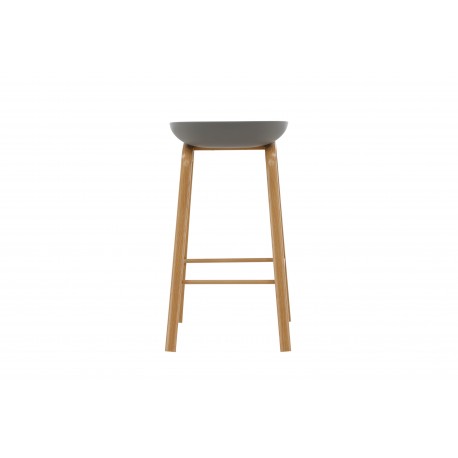 Decatur Stol - Sort og Natur