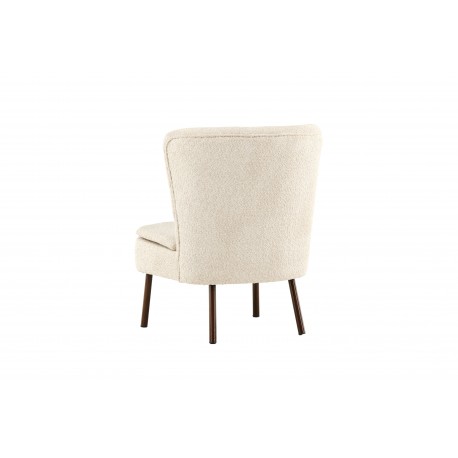 Hallso Lænestol - Beige og Valnød