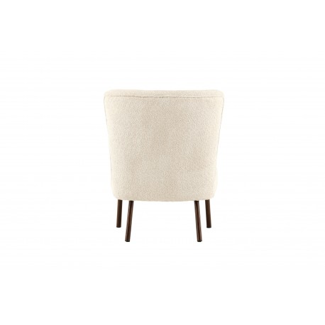 Hallso Lænestol - Beige og Valnød