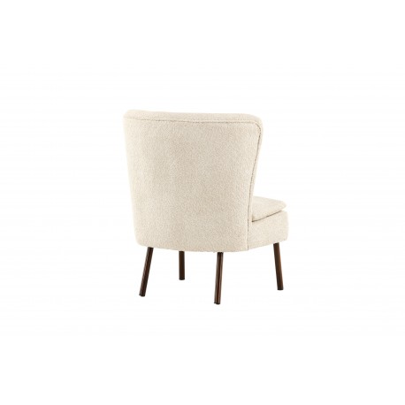 Hallso Lænestol - Beige og Valnød