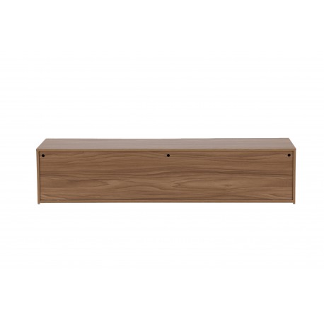 Frihamn væghængt TV bord 160x45 - Valnød