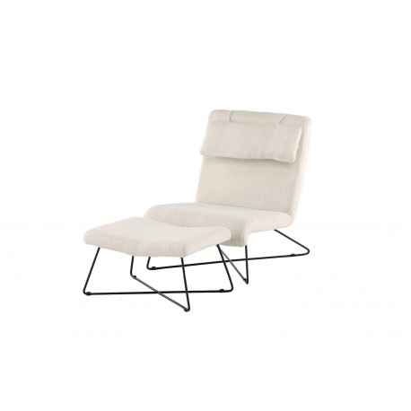 Laconia Loungestol - Hvid