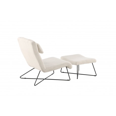 Laconia Loungestol - Hvid