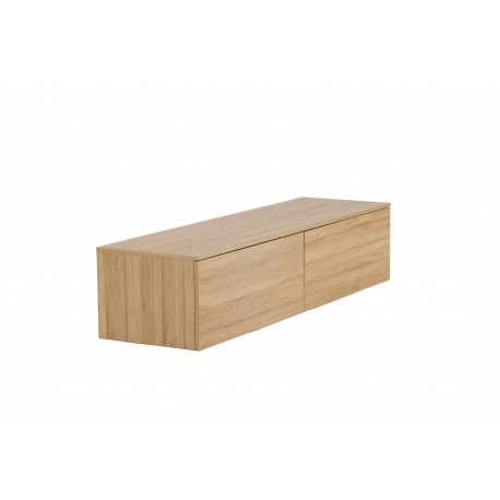 Frihamn væghængt TV bord 160x45 - Natur