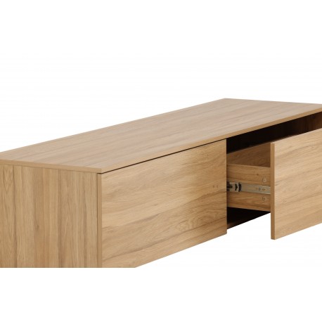 Frihamn væghængt TV bord 160x45 - Natur