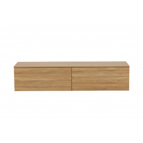 Frihamn væghængt TV bord 160x45 - Natur