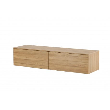 Frihamn væghængt TV bord 160x45 - Natur