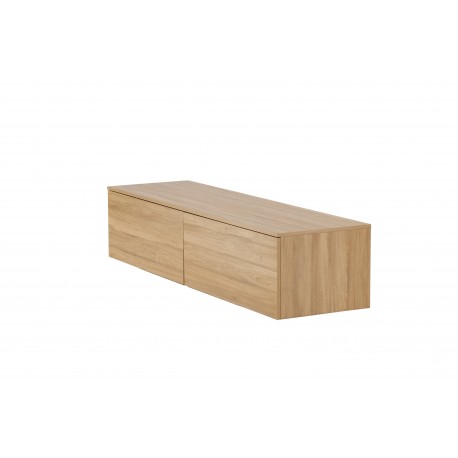 Frihamn væghængt TV bord 160x45 - Natur