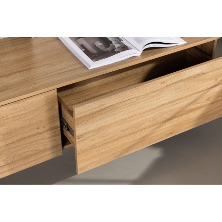 Frihamn væghængt TV bord 160x45 - Natur