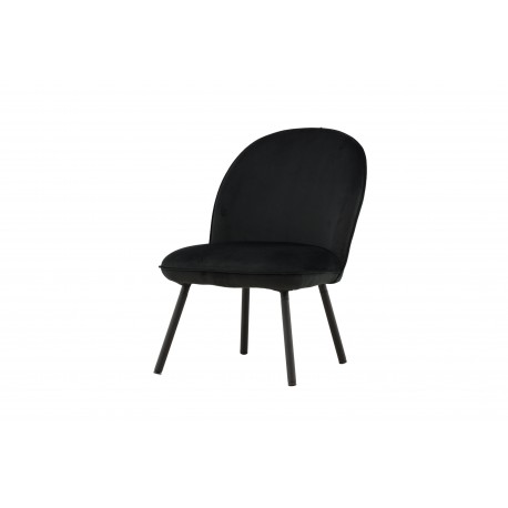 Polar Lounge Stol - Sort