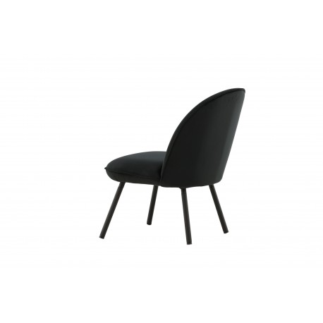 Polar Lounge Stol - Sort