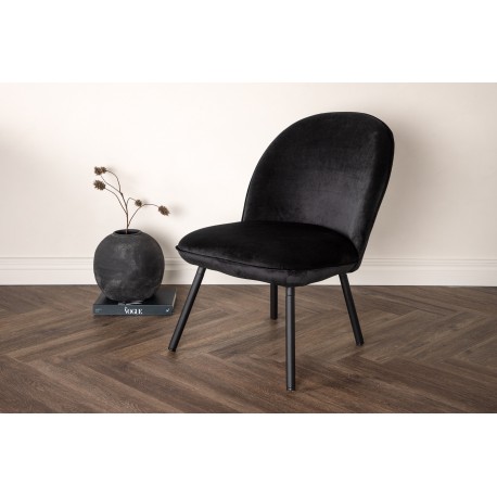 Polar Lounge Stol - Sort