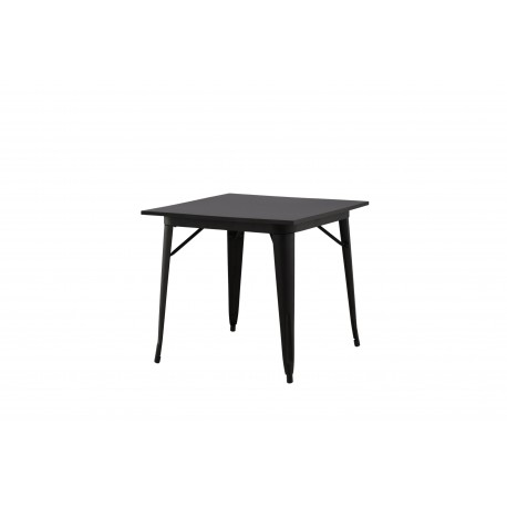 Tempe Spisebord 80 x 80 - Sort