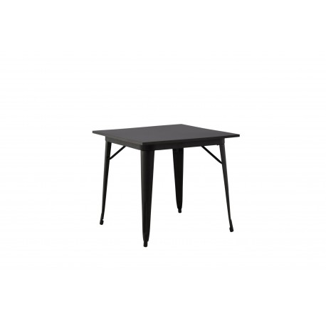 Tempe Spisebord 80 x 80 - Sort