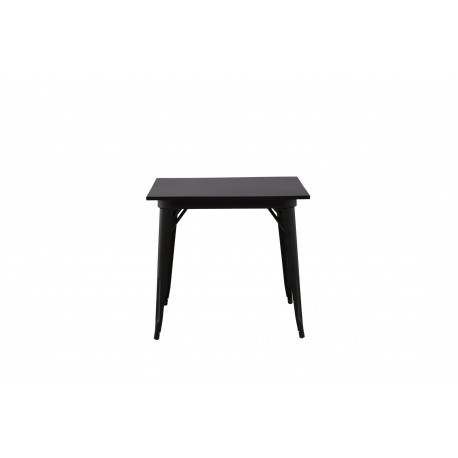 Tempe Spisebord 80 x 80 - Sort
