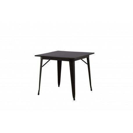 Tempe Spisebord 80 x 80 - Sort