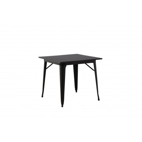 Tempe Spisebord 80 x 80 - Sort