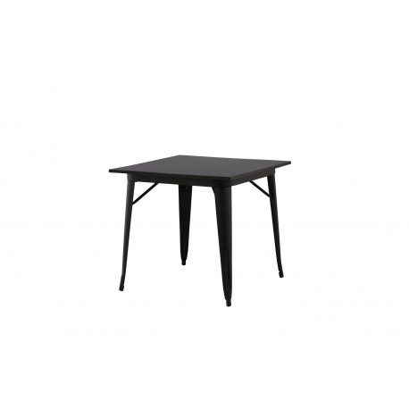 Tempe Spisebord 80 x 80 - Sort