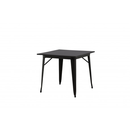 Tempe Spisebord 80 x 80 - Sort