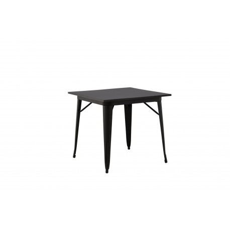 Tempe Spisebord 80 x 80 - Sort