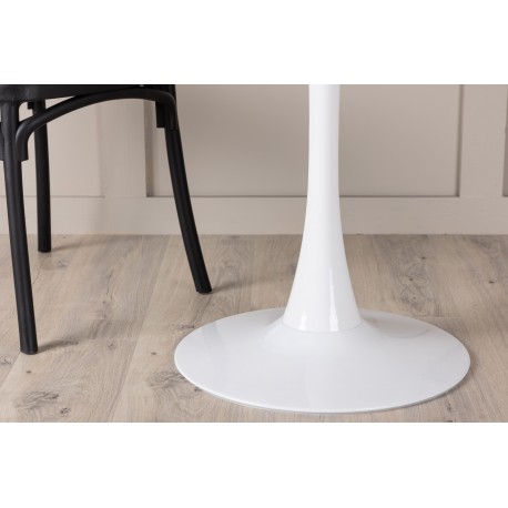 Hamden Rundt spisebord Ø80cm - Hvid