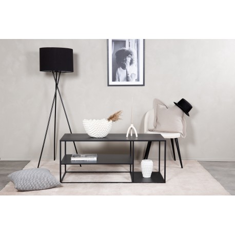 Staal Sofa Bord - Sort