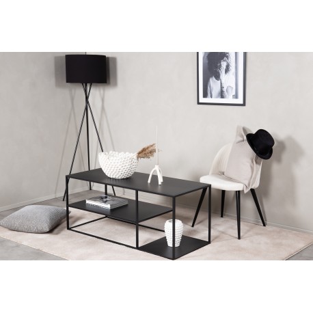 Staal Sofa Bord - Sort