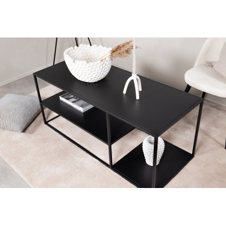 Staal Sofa Bord - Sort