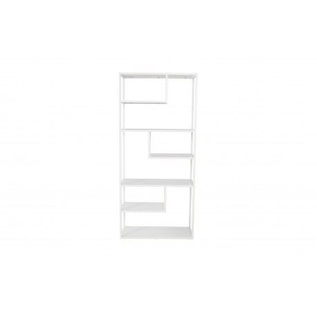 Staal Reol 85x188cm - Hvid