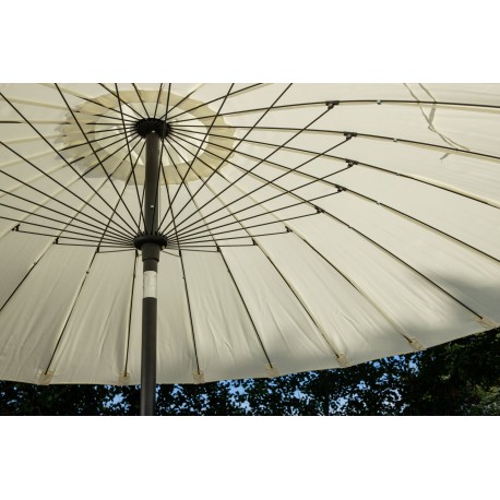 Palmetto Parasol - Sort,Hvid