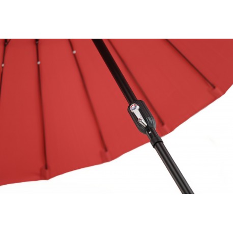 Palmetto Parasol - Sort,Rød