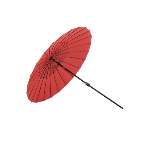 Palmetto Parasol - Sort,Rød