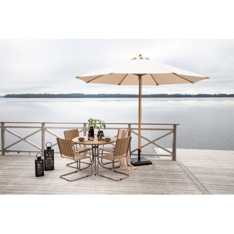 Nypo Parasol - Natur,Hvid