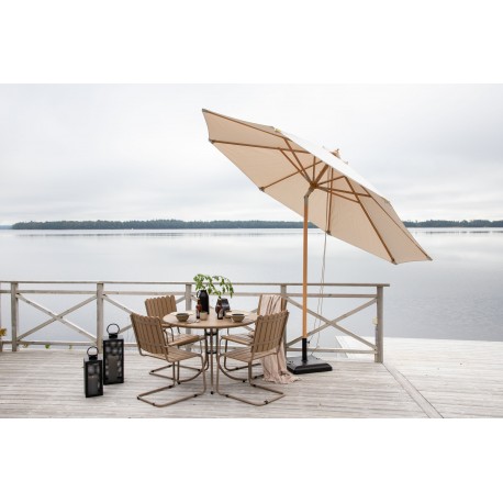 Nypo Parasol - Natur,Hvid