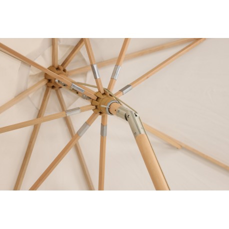 Nypo Parasol - Natur,Hvid