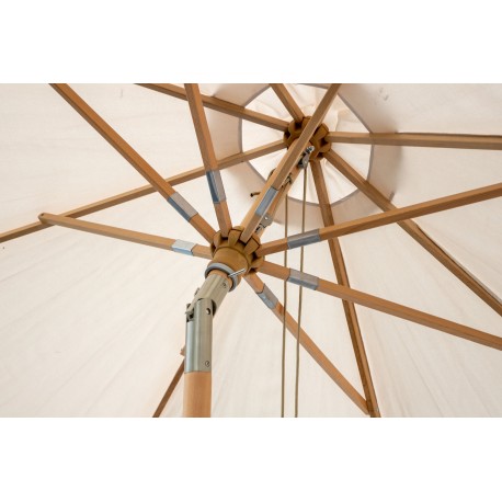 Nypo Parasol - Natur,Hvid