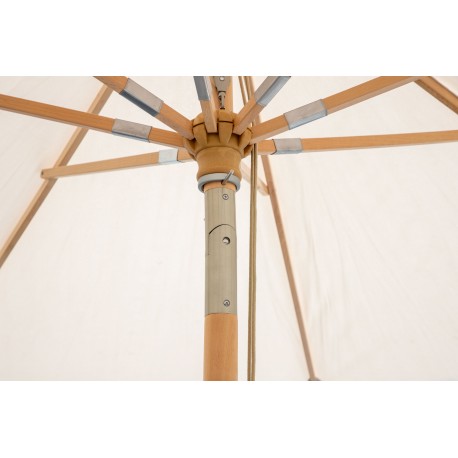 Nypo Parasol - Natur,Hvid